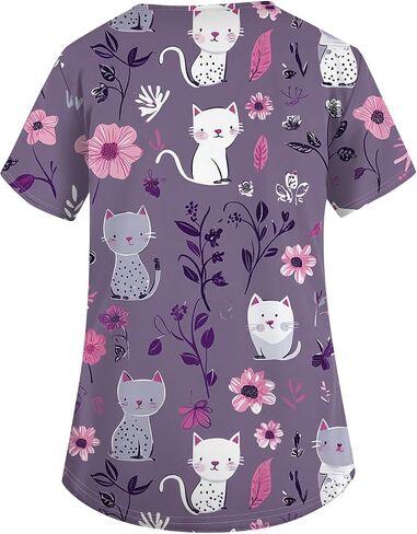 HXHYQKP SCRUB TOPS WOMENTY RECKY V NECK PLUS in Kuwait