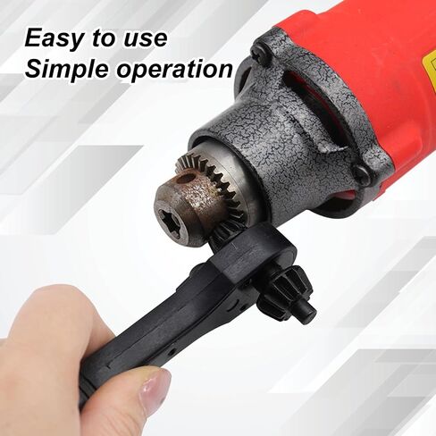 2 في 1 حفر تشاك راتشيت مفتاح chuck ، 2025 ترقية Ratchet Drill Chuck مفتاح مفتاح ، أداة استبدال المفتاح العالمي ، متوافقة مع معظم التدريبات الكهربائية وأدوات الطاقة (3) in Saudi Arabia