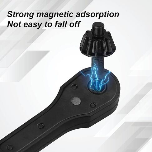 2 في 1 حفر تشاك راتشيت مفتاح chuck ، 2025 ترقية Ratchet Drill Chuck مفتاح مفتاح ، أداة استبدال المفتاح العالمي ، متوافقة مع معظم التدريبات الكهربائية وأدوات الطاقة (3) in Saudi Arabia