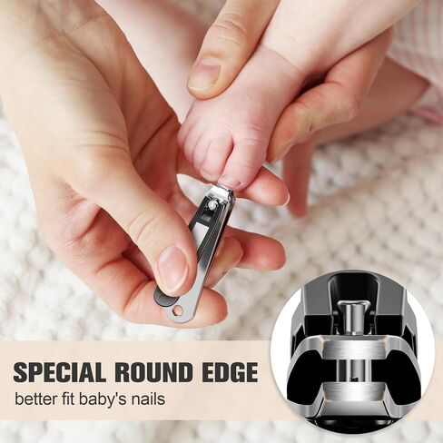 FERYES Kids Nail Clippers - Small Jaw Precise Baby Nail Trimmer Fingernail Clippers for Toddler, Child, Infant - Safe & Precise Nail Grooming Tool for Baby in Saudi Arabia