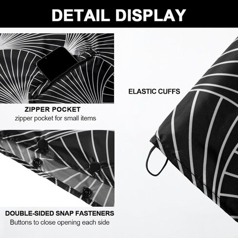 salamra Rain Poncho Jacket Coat Hooded Zipper Style for Women/Men/Adult with Pocket in Kuwait