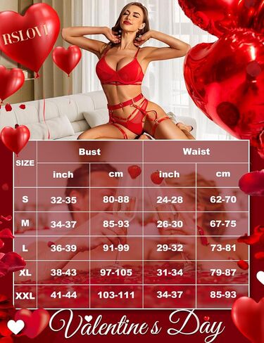 RSLOVE مجموعة الملابس الداخلية للنساء Strappy الملابس الداخلية Underwire رفع البرازيلي واللباس الداخلي مجموعة الملابس الداخلية عبودية غريبة in Saudi Arabia