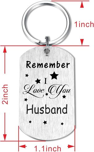 Resdink to My Husband Christmas Gifts from Wife, I Love You Gifts for Husband Men Him, Cufe Keychain for Husband, Meaningful Anniversary Birthday Gifts for Husband Valentines Present Ideas in Saudi Arabia