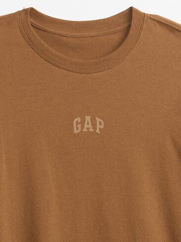 GAP Mens Relaxed Fit Long Sleeve Logo T-Shirt T Shirt, Black 4, Large US in Saudi Arabia