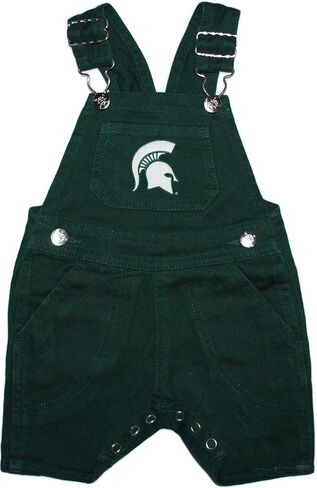 Creative Knitwear Baylor University Baby and Toddler Short Leg Overalls in Kuwait