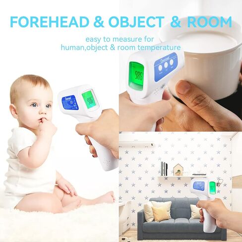 Berrcom Digital Non Contact Buide Britehead Notometer Notible 3 في 1 للأطفال. in Kuwait