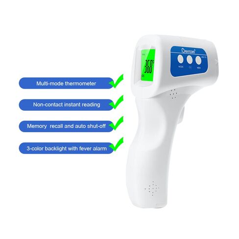 Berrcom Digital Non Contact Buide Britehead Notometer Notible 3 في 1 للأطفال. in Kuwait