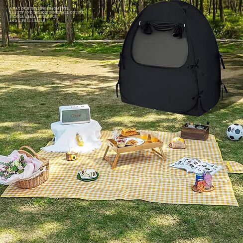Akiky Blackout Tent Crib يطفئ خيمة Mini Mini Crib و Pack n Play Tent Trent Travel Crib ، غطاء سرير المظلة ، وجراب النوم للأطفال الصغير in Saudi Arabia