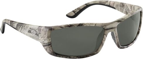 Flying Fisherman Unisex-Adult Buchanan Sunglasses, Matte Black Frames/Yellow-Amber Lens, Medium in Saudi Arabia
