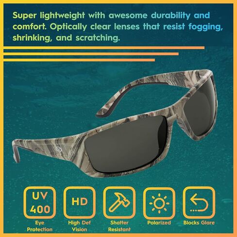 Flying Fisherman Unisex-Adult Buchanan Sunglasses, Matte Black Frames/Yellow-Amber Lens, Medium in Saudi Arabia