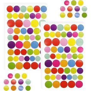 1080 Counts Dot Stickers Colored Circle Stickers, 11 Assorted Colors, Small Round Self Adhesive Stickers Color Coding Labels for Classroom, Office, Papers Color Dots Stickers (20 Sheets)