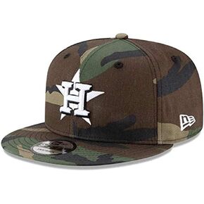 قبعة New Era الأصلية الحصرية Woodland Camo 9Fifty Snapback قابلة للتعديل - OSFM in Kuwait