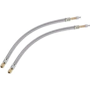 X AUTOHAUX 2pcs 310mm 12.20'' Tire Valve Stem Extension Inflator Extender Hose Universal Fit for Car Motorcycle Bicycle