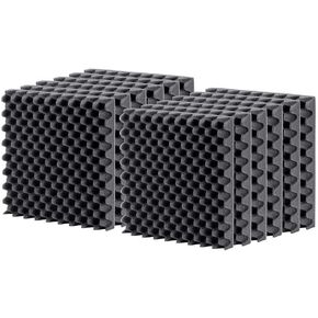 Monoprice Stage Right Series Studio Egg Crate Acoustic Foam Noise Reduction Coefficient (602610)