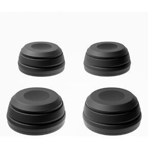 Studio Monitor Speaker Isolation Feet Puck, Melon Audio IsoFeet Rubber Speaker Vibration Absorber Isolator for Studio Monitors and Desktop Speakers (4-Pack)