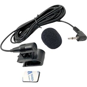 3.5mm Microphone Mic Handsfree Dash Car Stereo Receiver Compatible for JVC KD-X270BT KW-M150BT KW-M560BT KW-M740BT KW-V200BT KW-V240BT KW-V250BT KW-V25BT KW-V30BT KW-V320BT KW-V340BT KW-V850BT