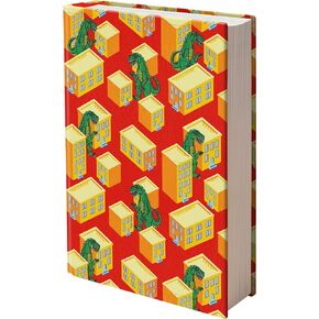 Fun Design, Easy Apply Book Cover 1 Pack. Stretchable Jumbo Jacket Fits Most Hardcover Textbooks Up to 9 x 11". Adhesive-Free, Nylon Fabric Protectors. Washable and Reusable School Supply for Students