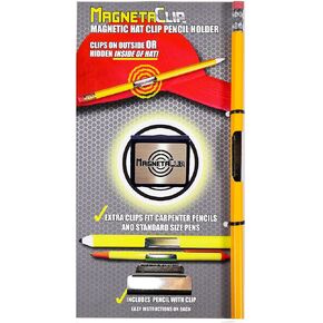 Magnetic Hat Clip Pencil Holder with Strong Magnetic Clip for Standard Pencils and Carpenter Pencils (1)