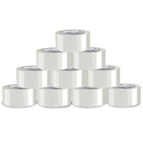 Clear Packing Tape(10 Pack), 850 Total Yards,Longer and More Adhesive Shipping Tape,Long Lasting Seal,1.88 inch x 85 Yards
