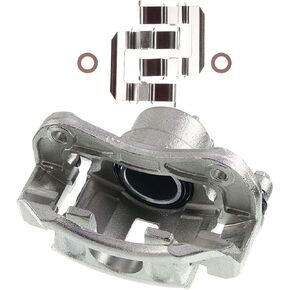 A-Premium Disc Brake Caliper Assembly with Bracket Compatible with Select Kia, Dodge and Hyundai Models - Rio, Rio5, Accent 2006-2011, Attitude 2006-2009 - Front Left Driver Side