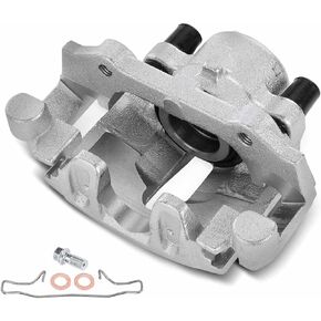 A-Premium Disc Brake Caliper Assembly with Bracket Compatible with Select Volvo Models - 850 1993-1997, C70 1998-2004, S70/V70 1998-2000, L5 2.3L、2.4L - Front Right Passenger Side