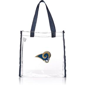FOCO NFL Team Logo Clear See Through Stadium Reusable Bag