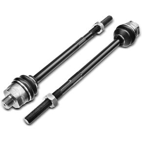 A-Premium 2 x Front Inner Tie Rod Ends, Compatible with Chevy Silverado 1500/2500/3500 (Classic/HD), Tahoe, Suburban 1500, GMC Yukon, Sierra 1500/2500/3500 (Classic/HD), Cadillac Escalade (ESV/EXT)