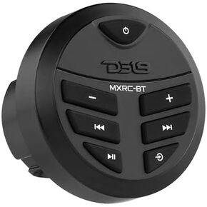 DS18 MXRC-BT Weather-Resistant Marine Receiver Waterproof Universal Bluetooth Streaming Audio Receiver with Controller - Bluetooth, AUX, USB Port (Works with Android and iPhone)