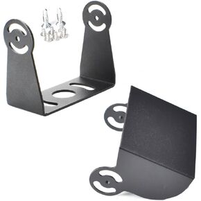 RV Backup Camera Mounting Bracket Truck Rear View Monitor Stand Mount Holder Adapter Kit for Trailer Bus Van Pickup Recreational Vehicle 5th Wheel Camper (Bottom + Top Rack Protector)