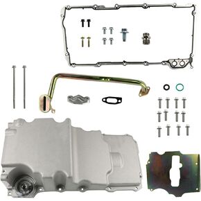 labwork 302-2 LS Engine Low Profile Oil Pan Retro Replacement for Camaro Firebird Ventura Nova F-Body G-body A-body LS1 LS2 LS3 6.2L 6.0L 5.3L 4.8L