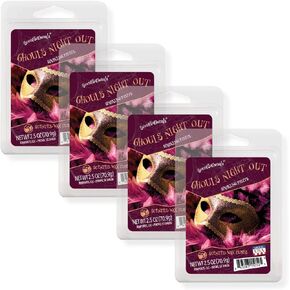 Scentsationals Scented Wax Fragrance Melts - Halloween Scents - Wax Cubes Pack, Home Warmer Tart, Electric Wickless Candle Bar Air Freshener, Spa Aroma Decor Gift - 2.5 oz (4-Pack)