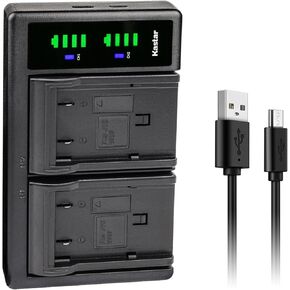 Kastar LTD2 USB Battery Charger Replacement for JVC BN-VF707 BN-VF707U BN-VF707UE BN-VF707US JVC BN-VF714 BN-VF714U BN-VF714UE BN-VF714US JVC BN-VF733 BN-VF733U BN-VF733UE BN-VF733US Battery