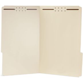 831057 Reinforced Fastener Folder,Legal Size,Manila,50/BX