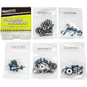 Full Plastics Fastener Kit: Suzuki - RMZ250 (2010-2014) | RMZ450 (2008-2016) #0816