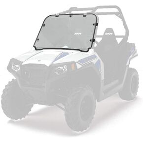 Polaris Off Road Lock & Ride Full Windshield - Poly