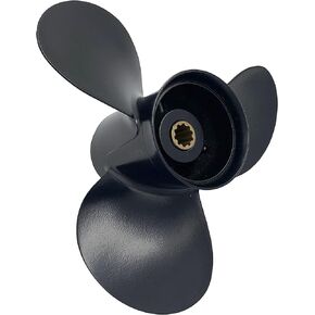 Mercury Outboard Propeller 9.9x13 P for Engine 25-30HP 10 Tooth 48-19640A40/ Boat Outboard Propeller for Tohatsu Engine 3R0B645270 9 7/8x13