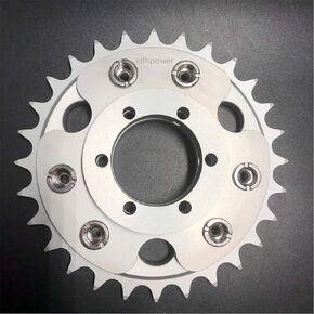 CDHpower Disc Brake Rotor Adapter and 28T sprocket for Gas Motorized Bicycle 48cc/66cc/80cc