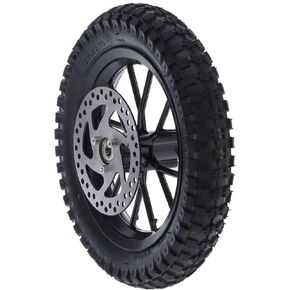 Front Tire, Rubber Front Wheel Tire 12.5x2.75in Disc Brake Sprocket Bolts for 47cc 49cc 2 Stroke Mini Dirt Bike(A)