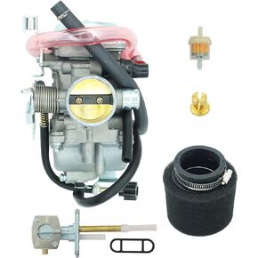 Carburetor fit for KAWASAKI KLF300 1986-2005 BAYOU 300 Carby Carb ATV with Air filter&Fuel Petcock Shut Off Valve