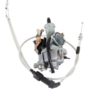 PZ30 30mm Carburetor Motorcycle VM26 30mm Carb with Dual Throttle Cable Accelerating Pump Racing 200cc 250cc for Keihin ABM IRBIS TTR 250 110CC 125CC Dirt Pit Bike ATV Quad Taotao Hawk SunL