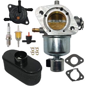 15004-0985 15004-0829 Carburetor Fits for Kawasaki Engines FR651V FS651V FR691V FS691V with Fuel Pump, Air Filter