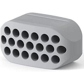 Gray Generation Jaw Exerciser Ball Food Grade Silicone Chewing Device Jaw Exerciser Tablets Jawline Exercise Sculptor Facial Fitness Accessories Exerciser for Men and Women Grip Strengtheners