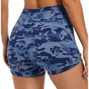 High Waisted Biker Shorts for Women's with Tummy Control - Women's Athletic Shorts for Workout Yoga Running,and Gym