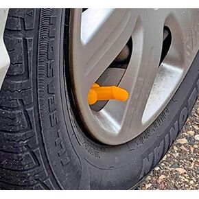 Valve Stem Caps - 4 Pack - Great for Pranks, Bachelorette Parties (Black)