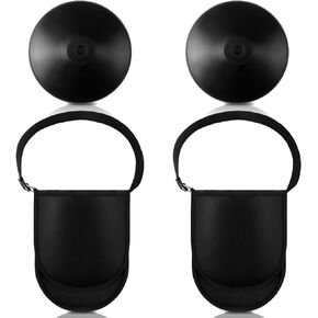 2 Pcs Rubber Discus and Discus Shot Carrier Bag 1kg Discus Field Shot Put Discus Carry Bag with 2 Pockets Adjustable Carrying Strap for High School College Thrower Track Field