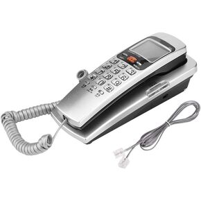 Wall Phone with Handset Volume Control Landline Corded Telehone Waterproof and Moisture Proof for Home,Hotel,Bathroom,Living Room,School and Office