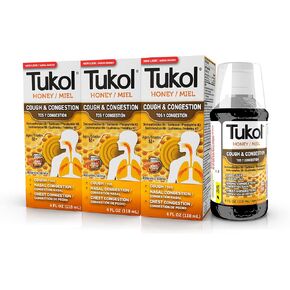 شراب العسل البارد X-Pecto Miel للبالغين من TUKOL، 4 أونصة (عبوة من 3) in Kuwait