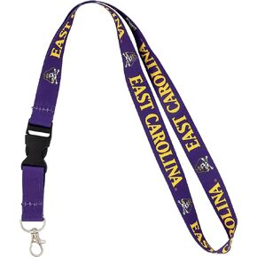 Desert Cactus East Carolina University Lanyard ECU Car Keys ID Badge Holder Keychain Detachable Breakaway Snap Buckle (Purple)