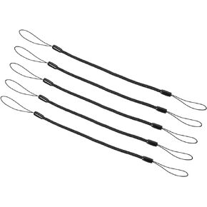 PATIKIL Retractable Spring Coil Straps Plastic Spiral Stretchy Key Holder Stylus Lanyard Cord