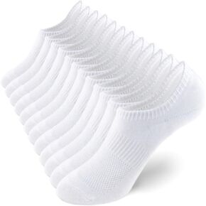 No Show Socks for Women Cotton Thin Low Cut Non Slip Invisible Liner Socks 6 Pairs